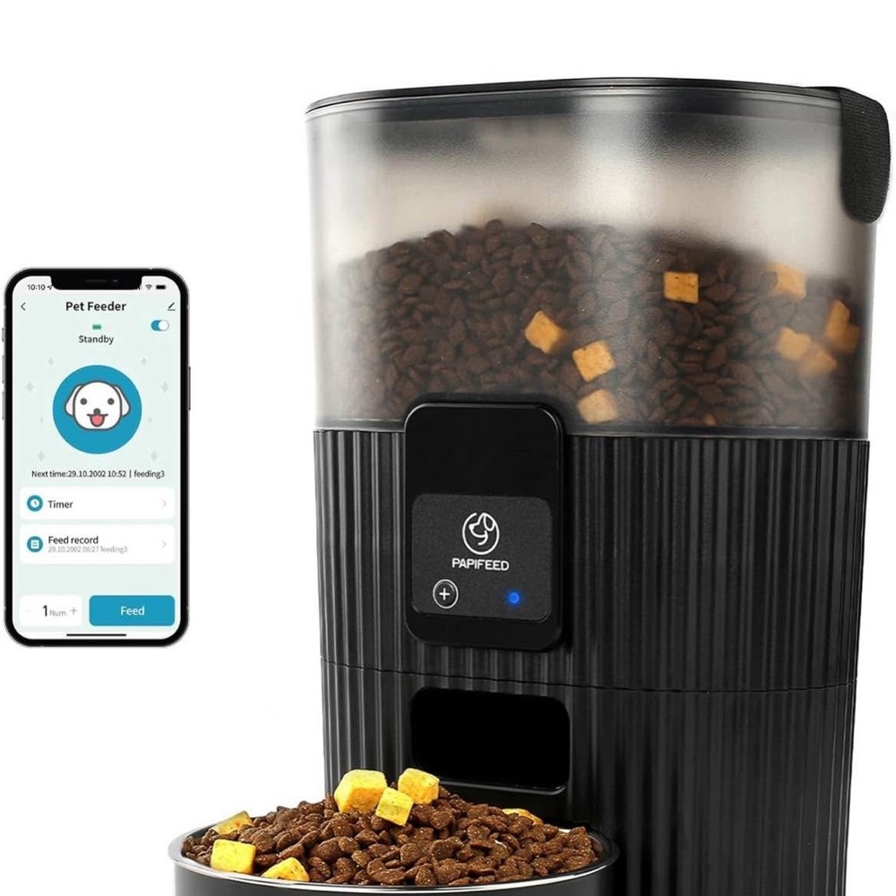 Automatic Cat Feeders with APP: WiFi Pet Dry Food Dispenser